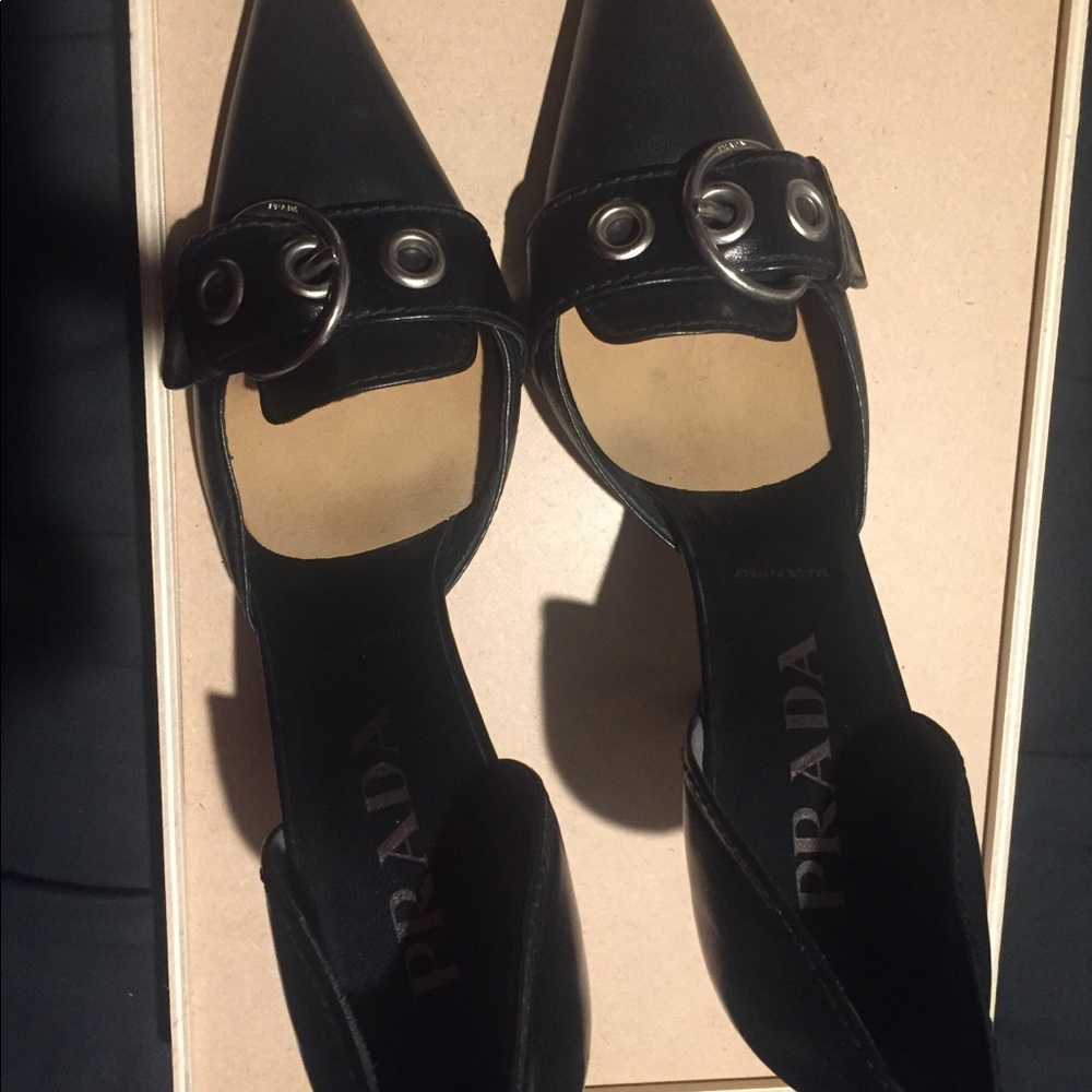 Prada pointed toe pumps